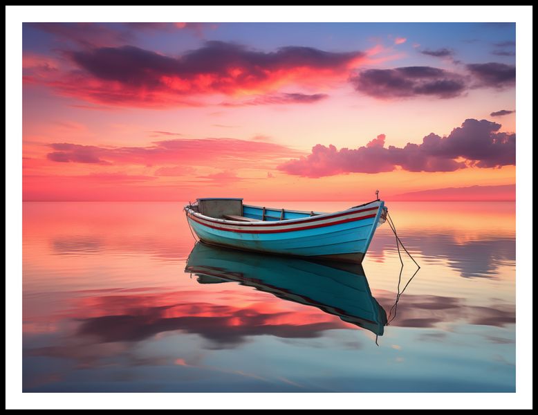 Plakat 100x75cm Spokój przed Połowem zdjęcie 3