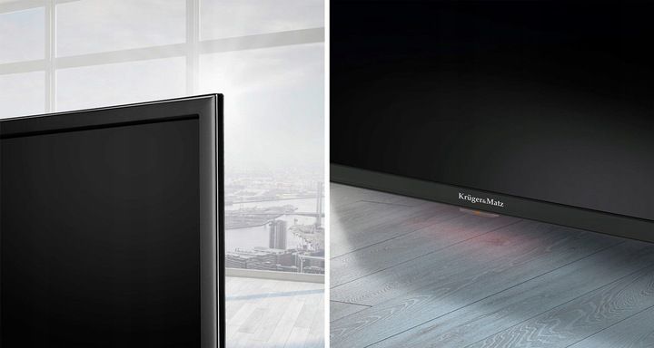 TELEWIZOR 24'' LED KRUGER&MATZ 12V 230V DVB-T2 NOWY MODEL KAMPER + ZASILACZ zdjęcie 4