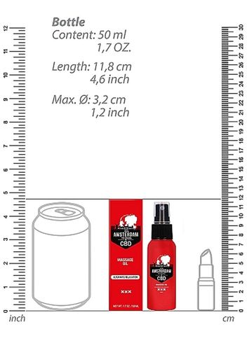 original cbd from amsterdam - massage oil - 50 ml na Arena.pl