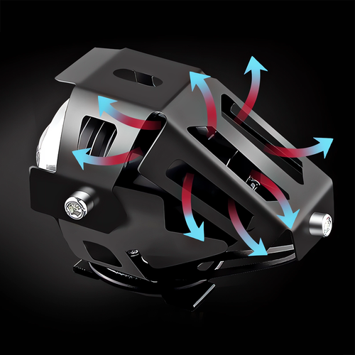 Halogeny LED Motocyklowe Lightbary Soczewka Lampa Halogen Czarne U5 3000LM na Arena.pl