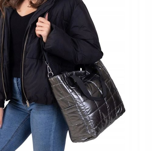 Alessio TOREBKA Damska PIKOWANA TORBA KLASYCZNA Shopper QUILTED na Arena.pl