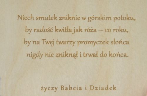Prezent na urodziny roczek dla chłopca pamiątka kartka 1 2 3 4 ... na Arena.pl
