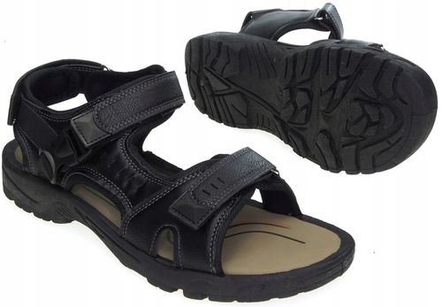 Solidne regulowane sandały klapki na Arena.pl