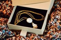 Naszyjnik z naturalnymi perłami