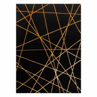 RUG/LU/MOSSE/ARTDECO/BLACK+GOLD/140x190