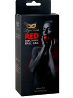 red breathable ball gag