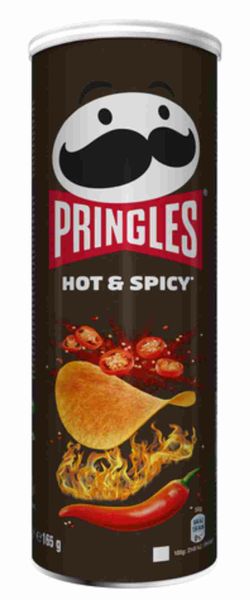 PRINGLES 165g Chipsy Hot & Spice zdjęcie 1