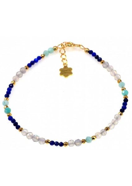 Bransoletka Labradoryt Lapis 925 zdjęcie 1