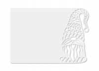 R11 Podkładka serwetka ażur dekoracja święta BOŻE NARODZENIE gnom 30x40 b