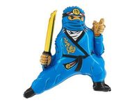 Balon foliowy "Ninjago - ninja, niebieski", 24 cale [balon z helem]