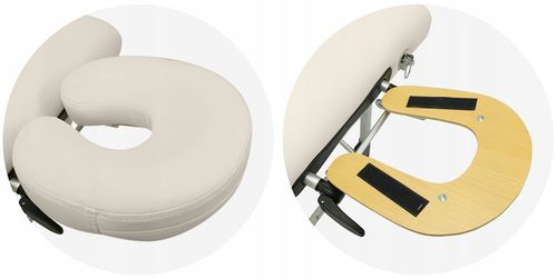 Stół Łóżko Masażu Składany Aluminiowy Przenośny 2-Segmentowy Leżanka na Arena.pl