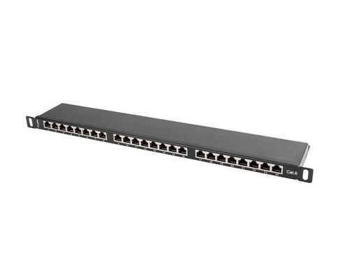 Patch panel Lanberg PPU6-0024-S 24 port 0.5U kat.6 szary na Arena.pl