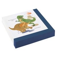 serwetki szczęśliwy dinosaur, 20szt, 33x33cm.