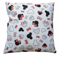 Poszewka poduszka bawełna Myszka Minnie czerw biel