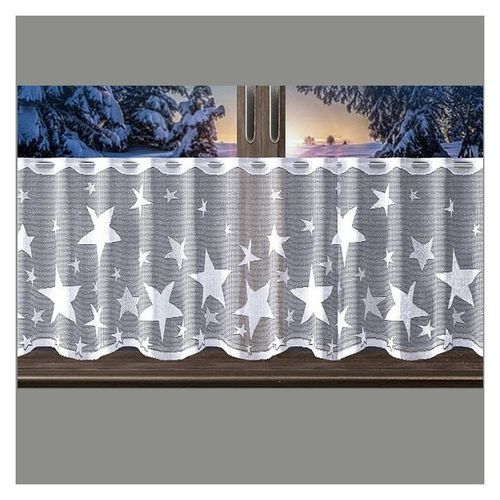Firanka Gwiazdki wys 40 cm DomoweTekstylia | WN628G 060 | Boże Narodzenie na Arena.pl