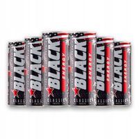 Black Energy Original Gazowany napój energetyzujący 250 ml x 6 sztuk