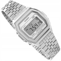 ZEGAREK CASIO A1000A-7EF VINTAGE RETRO SREBNY NA BRANSOLECIE