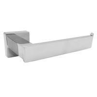 Uchwyt na papier toaletowy wieszak łazienkowy ścienny kwadrat chrom metal