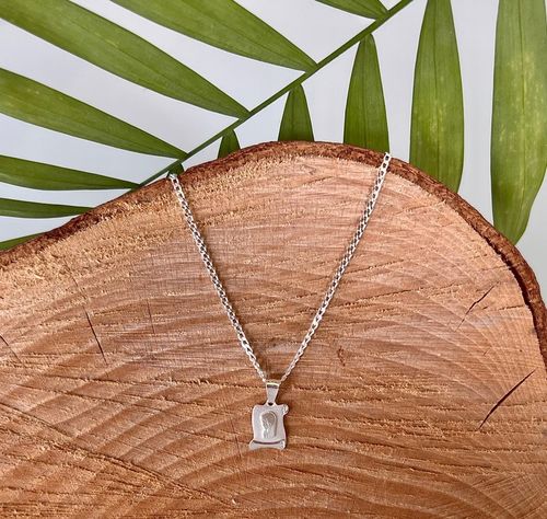 Medalik Matka Boska i łańcuszek srebrny 45 cm Komunia Chrzest dla dziecka na Arena.pl