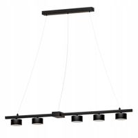 Lampa Sufitowa LED Wisząca 5X GX53 Nowoczesna Żyrandol Do Salonu Kuchni