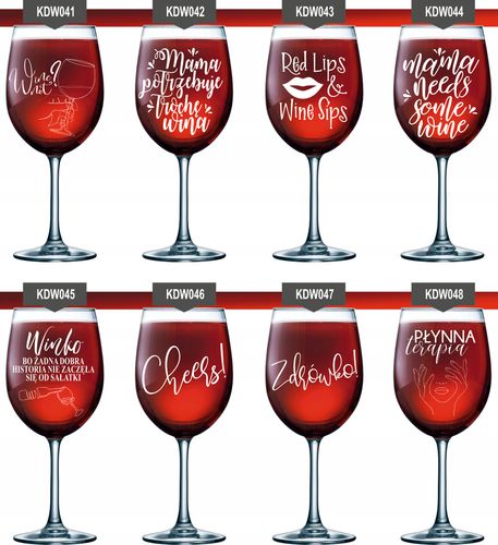 Kieliszek do wina grawer PREZENT dla Dzień Kobiet na Arena.pl