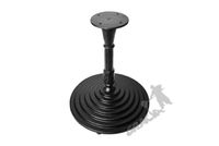 NOGA STOŁU R10 - NISKA Z TALERZEM OKRĄGŁA STOPNIOWANA PODSTAWA STÓŁ ŻELIWNA