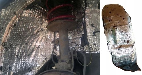 MATA WYGŁUSZAJĄCA BUTYLOWA BITUMICZNA 100x50 cm z klejem redukcja wibracji na Arena.pl