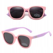 Dziecięce 5-9 lat Okulary przeciwsłoneczne z Polaryzacją dla dzieci RÓŻOWE