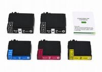 Zestaw 5 tuszy T3471 T3472 T3473 T3474 do EPSON 34XL