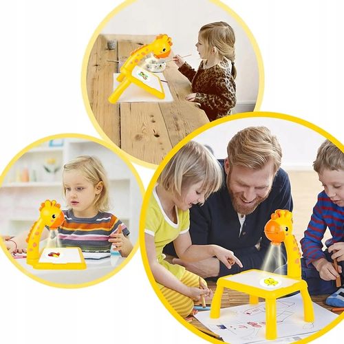 PROJEKTOR RZUTNIK DO NAUKI RYSOWANIA Stolik Edukacyjny Slajdy Do Malowania na Arena.pl