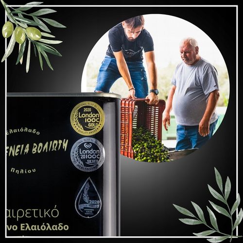 Oliwa z Oliwek 5l Extra V GRECKA niefiltrowana PIERWSZA W PL ZBIÓR 2024/25 na Arena.pl