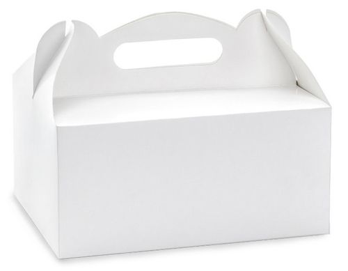 Pudełko Na Ciasto CHRZEST Gładkie Białe Ślub Wesele 10szt na Arena.pl
