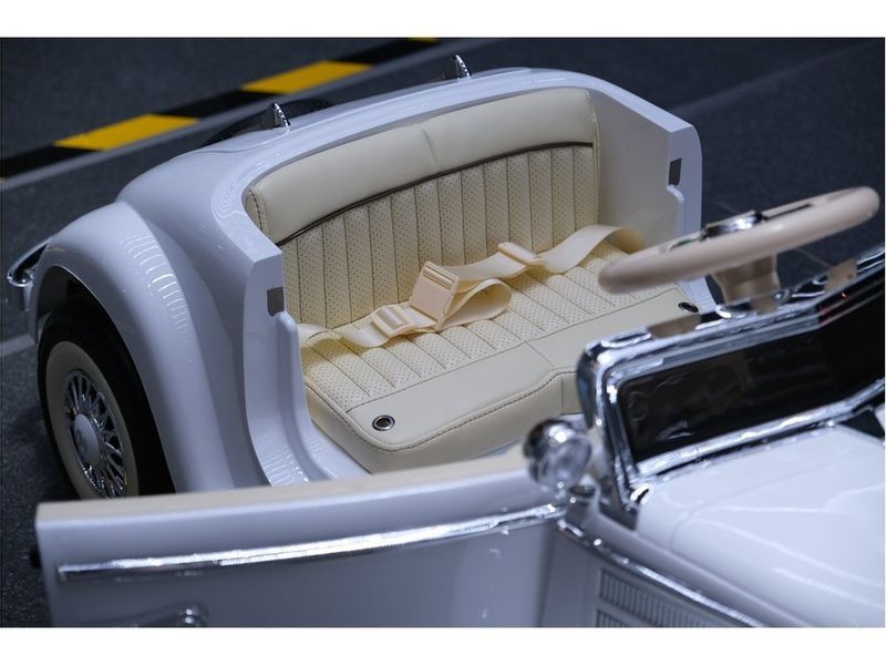 Auto na akumulator Mercedes 540K Biały zdjęcie 7