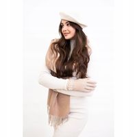 Beret Damski Klasyczny Francuski Wełniany Zimowy Jesienny Wiosenny Antenka