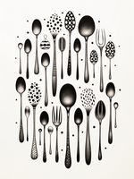 Plakat 15x20cm Narzędzia Smaku