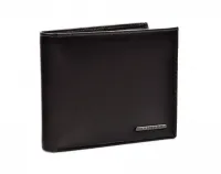 portfel męski bellugio skóra brązowy funkcjonalny