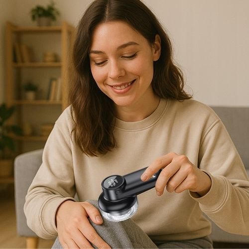 GOLARKA DO UBRAŃ TKANIN SWETRÓW MOCNA AKUMULATOROWA USB-C 3 TRYBY 6 na Arena.pl