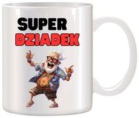 KUBEK Z NADRUKIEM ŚMIESZNY PREZENT DZIEŃ DZIADKA URODZINY IMIENINY DZIADEK