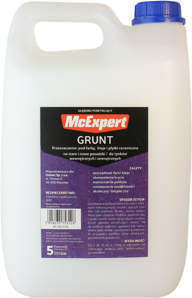 GRUNT GŁĘBOKOPENETRUJĄCY 5L - MC-500-0150 zdjęcie 1