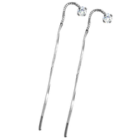 SREBRNE KOLCZYKI PRZECIĄGANE PRZEZ UCHO PRÓBA SREBRA 925