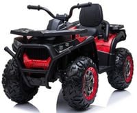 Quad Na Akumulator 4 Silniki 45W 12V10AH Ekoskóra Koła Eva Czerwony Spider