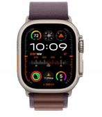 Apple Watch Ultra 2 (Fioletowy Pasek Nylonowy L)