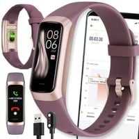 SMARTWATCH WATCH ZEGAREK PURPUROWY C60 Opaska FIT SMARTBAND Pulsometr iOS ANDROID AMOLED PULS