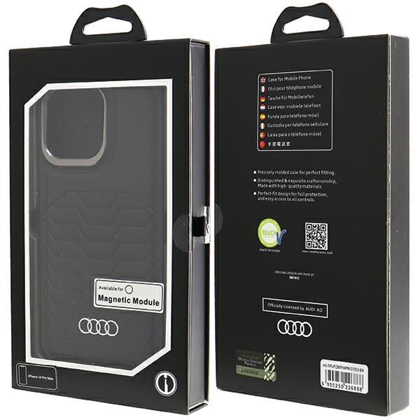Etui Audi do iPhone 14 Pro Max, Czarny, MagSafe zdjęcie 7