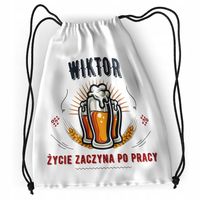 Plecak Dla Wiktora Sportowy Szkolny Worek Torba Z Nadrukiem Ze Zdjęciem