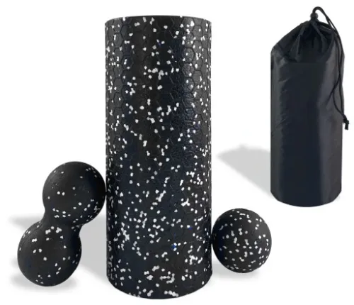 Walek do masazu plecow roler gładki fitness Zestaw na Arena.pl