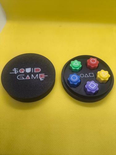 Squid Game zestaw 5 Gier Gonggi Latający Kamień Spinner Ddajki Jianzi na Arena.pl