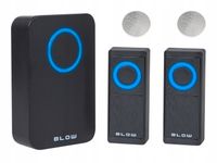 DZWONEK BEZPRZEWODOWY WODOODPORNY DUŻY ZASIĘG IP44 2x NADAJNIK DO DRZWI