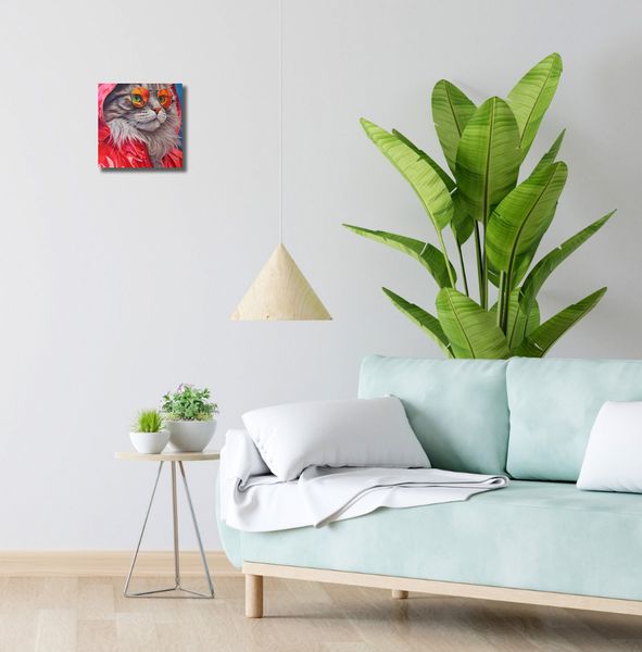 Obraz 20x20cm Kot w Stylu zdjęcie 2