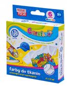 Astra Creativo, Farby do tkanin w tubkach, 6 kolorów